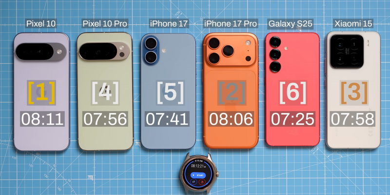 Блогер сравнил автономность флагманских смартфонов, включая iPhone 17 и Galaxy S25