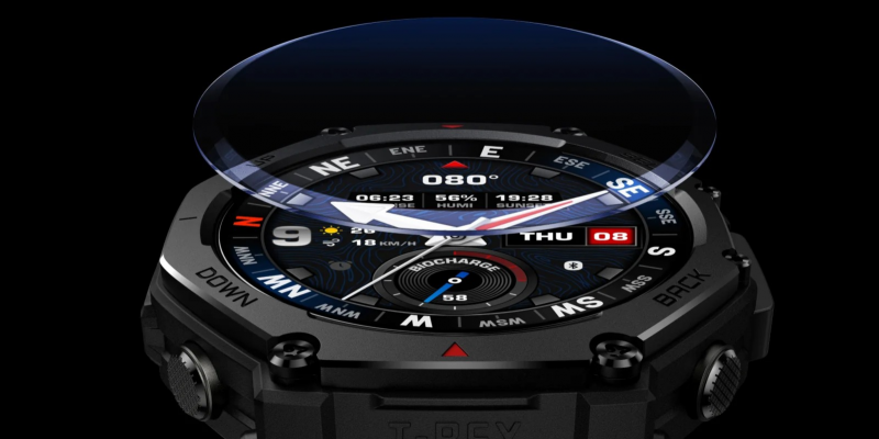 Представлены титановые часы Amazfit T‑Rex 3 Pro с фонариком и автономностью 25&nbsp;дней