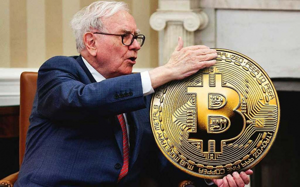 
                    Предпочтительный для Уоррена Баффета S&P 500 упал относительно BTC на 88%                
