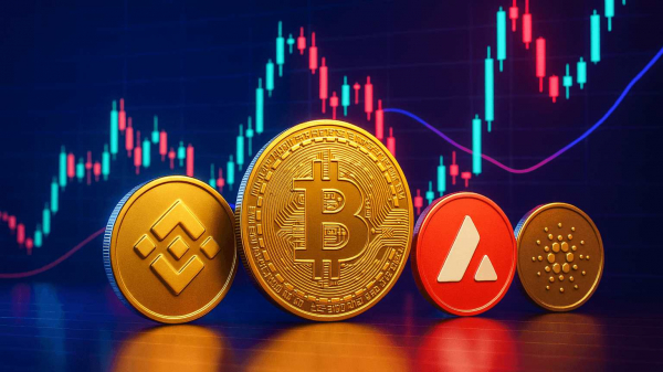 
                    BNB и AVAX растут вслед за BTC, Cardano пока отстаёт                