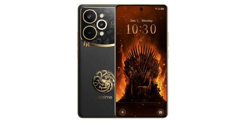 Зима близко: Realme представила лимитированную версию смартфона 15 Pro в стиле &laquo;Игры престолов&raquo;